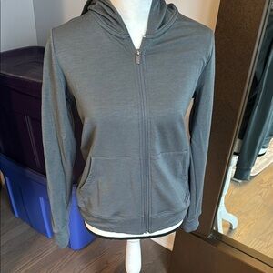 Unbound merino compact travel Zip-Up Hoodie M Dusty Teal